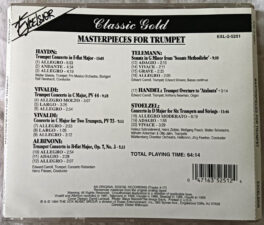 Classic Gold Masterpieces For trumpet Audio cd