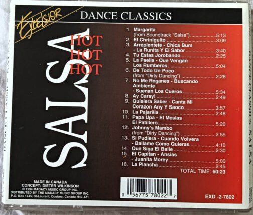 Dance Classics Hot Salsa Audio cd