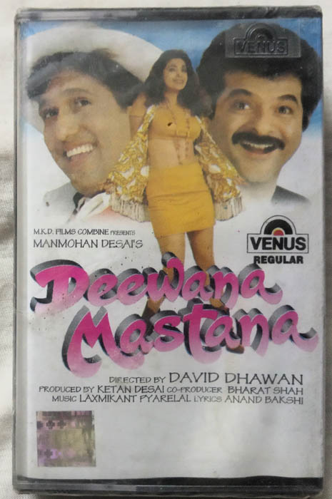 Deewana Masthana Hindi Film Songs Audio Cassette By Nadeem Shravan (Sealed)