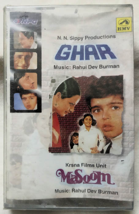 Ghar - Massoom Hindi Audio Cassette By Rahul Dev Burman(Sealed)