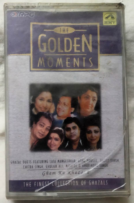 Golden Moment The Finest collection of Ghazals Hindi Songs Audio Cassette (Sealed)