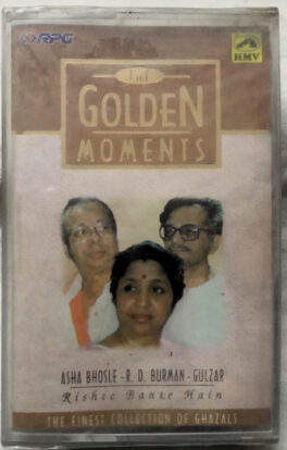 Golden Moments Asha Bhosle R.D.Burman Gulzar Rishte Bante Hain Hindi Audio Cassette (Sealed)