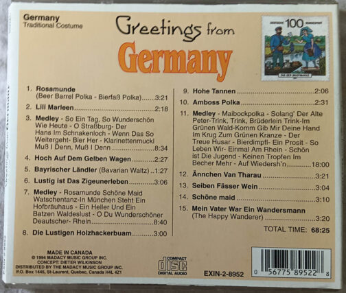 Greetigs from Germany Audio cd