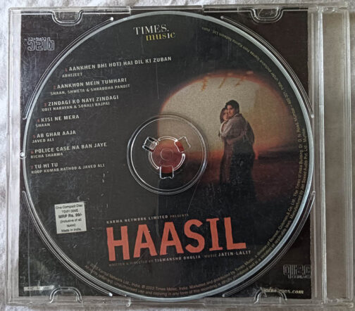 Haasil Hindi Film Audio cd By Jatin Lalit