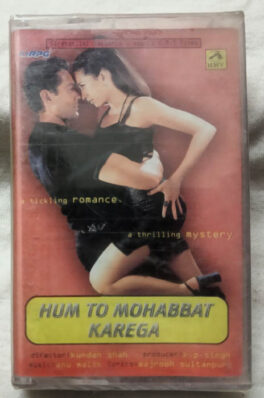 Hum to Mohabbat Karega Hindi Films Audio Cassette By Anu Malik (Sealed)