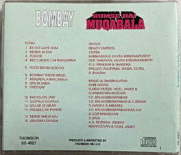 Humse Hai Muqabala – Bombay Hindi Audio cd By A.R. Rahman