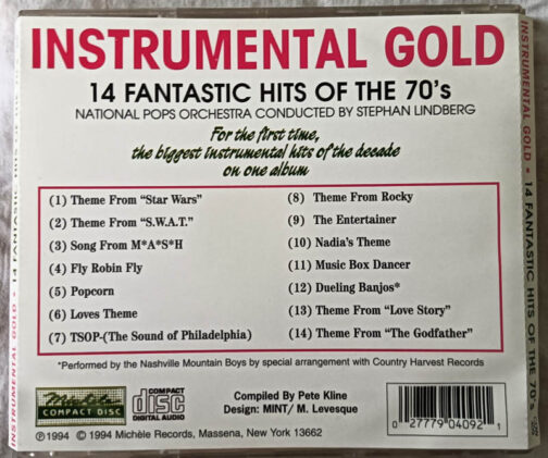 Instrumental Gold 14 Fantastic Hits of the 70s Audio cd
