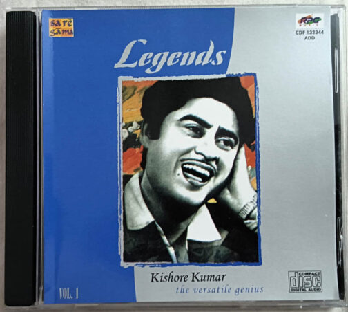 Legends Kishore Kumar The Versatile Genius Vol 1 to 5 Audio cd