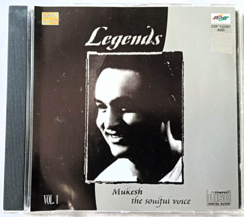 Legends Mukesh the soulful Voice Vol 1 Audio cd