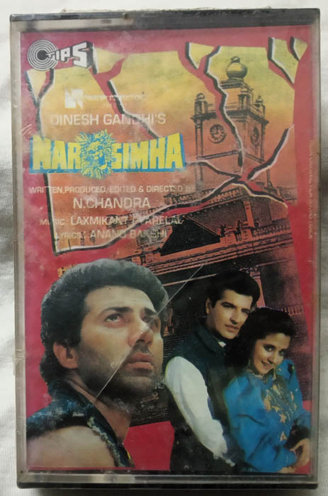 Narasimha Hindi Audio Cassette By Laxmikant Pyarelal (Sealed)