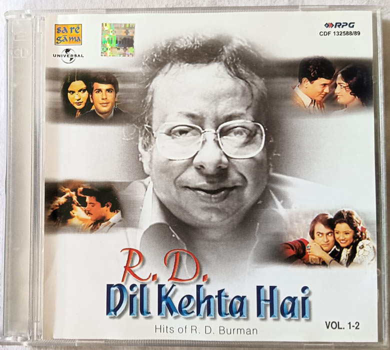 R.D.Dil Kehta Hai Hits of R.D.Burman Vol 1 & 2 Audio cd