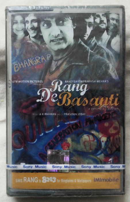 Rang De Basanti Film Songs Audio Cassette By A.R. Rahman(Sealed)