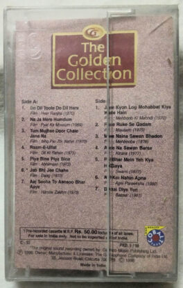 The Golden Colletion Lata Mangeshkar 7 Sentimental Hits 70s 80s Hindi Audio Cassette (Sealed)