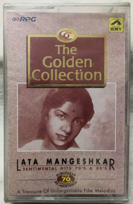 The Golden Colletion Lata Mangeshkar 7 Sentimental Hits 70s 80s Hindi Audio Cassette