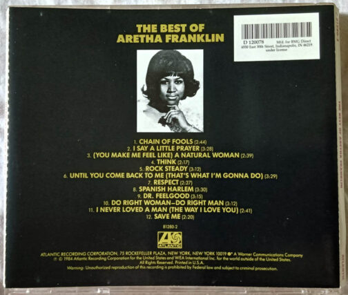 The Best of Aretha Franklin Audio cd