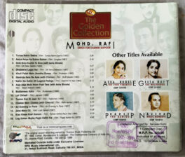 The Golden Collection Mohd Rafi Sing for Shammi Kapoor Hindi Film Songs Audio CD