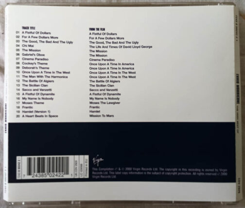 The Vert best of Ennio Morricone Audio cd