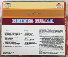 A Gift of songs Kishore Kumar Hindi Audio cd