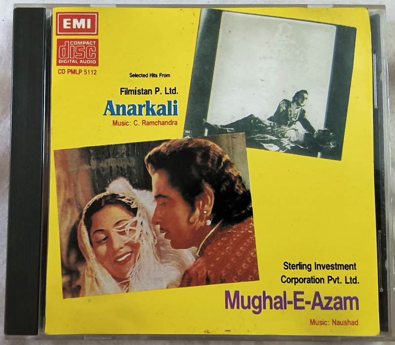 Anarkali - Mughal E - Azam Hindi Audio cd
