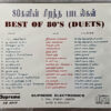 Best of 80s Duets Tamil Film Song Audio cd