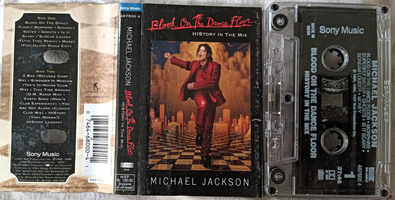 Blood On The Dance Floor History In The Mix - Michael Jackson English Audio Cassettes