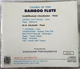 Charm of the Bamboo Flute Dr. N Ramani Hariprasad Chaurasia Instrumental Audio cd