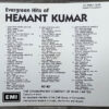 Evergreen Hits of Hemant Kumar Hindi Audio cd