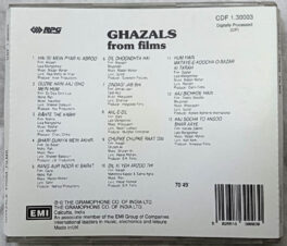 Ghazals From Films Hindi Audio cd