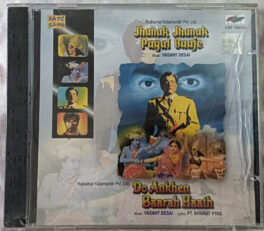 Jhanak Jhanak Payal Baaje – Do Ankhen Baarah Haath Hindi Audio cd By Vasant Desai (Sealed)