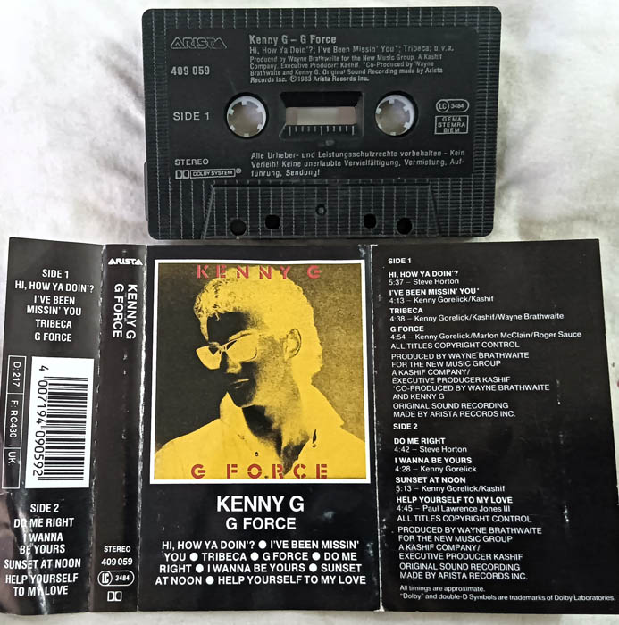 Kenny G Force Audio Cassette