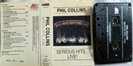 Phil Collins Serious Hits Live Audio Cassette  Vol 1 & 2