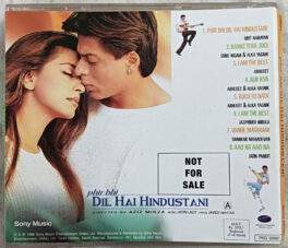 Phir Bhi Dil Hai Hindustani Hindi Audio cd By Jatin Lalit