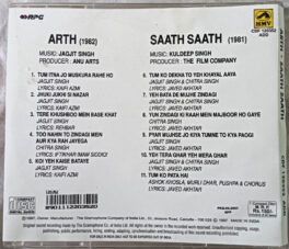 Saath Saath – Arth Hindi Audio Cd