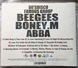 80s Disco famous group beegees Abba Boney M Audio cd