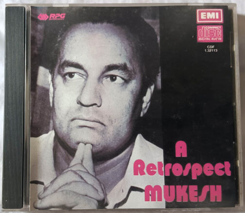 A Retrospect Mukesh Hindi Audio cd