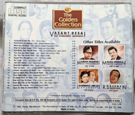 The golden collection Vasant Desai The Evergreen Memories Hindi Audio cd