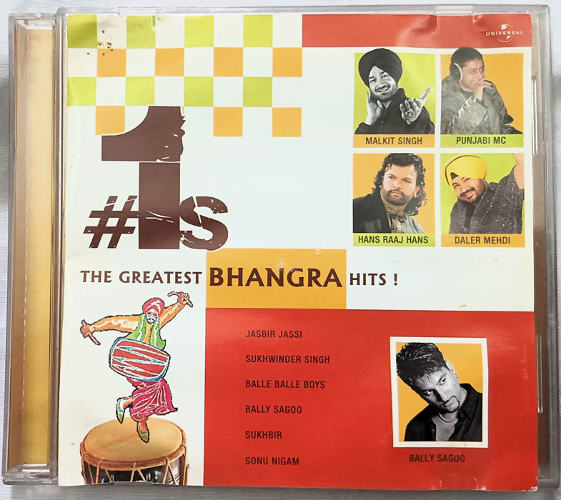 1st The Greatest Bhangra Hits Hindi Audio cd