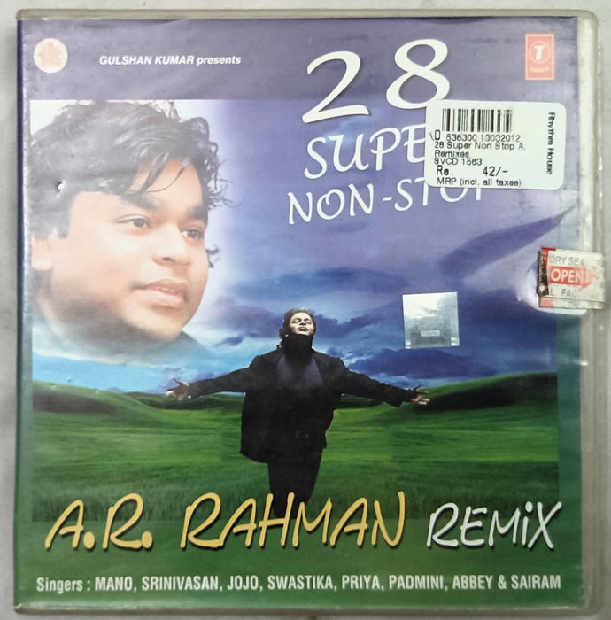 28 Super Non Stop A. R. Rahman Remix Hindi Audio CD