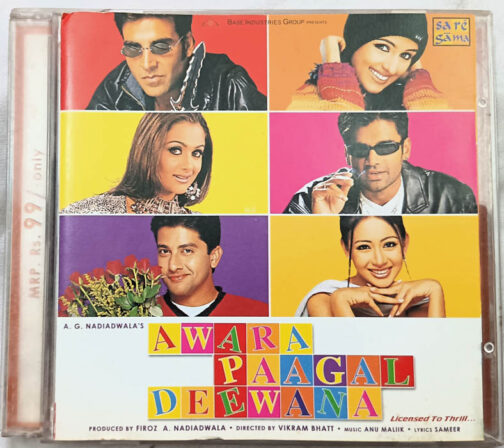 Awara Paagal Deewana Hindi Audio CD By Anu Malik