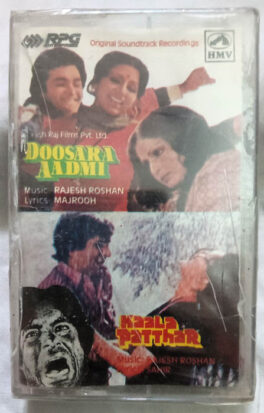 Doosara Aadmi – Kaala Patthar Hindi Audio cassette (Sealed)