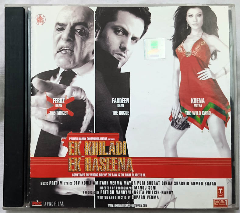 Ek Khiladi Ek Haseena Hindi Audio CD By Pritam