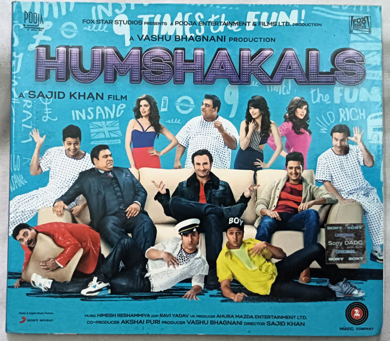 Humshakals Hindi Audio CD By Himesh Reshammiya