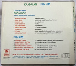 Kaadalan Film Hits Tamil Audio cd