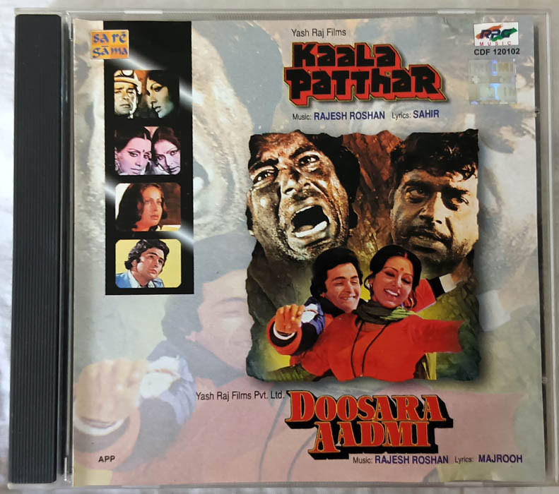 Kaala Patthar - Doosara Aadmi Hindi Audio cd By Rajesh roshan