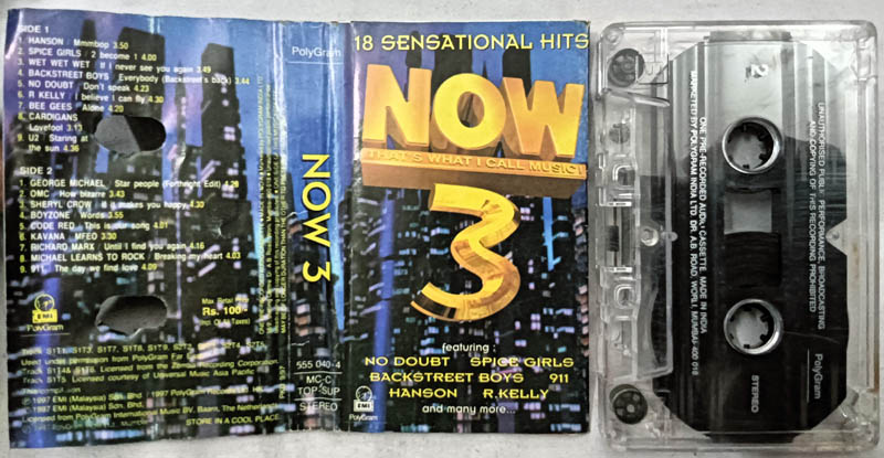 Now thast what i call music 3 Audio cassette