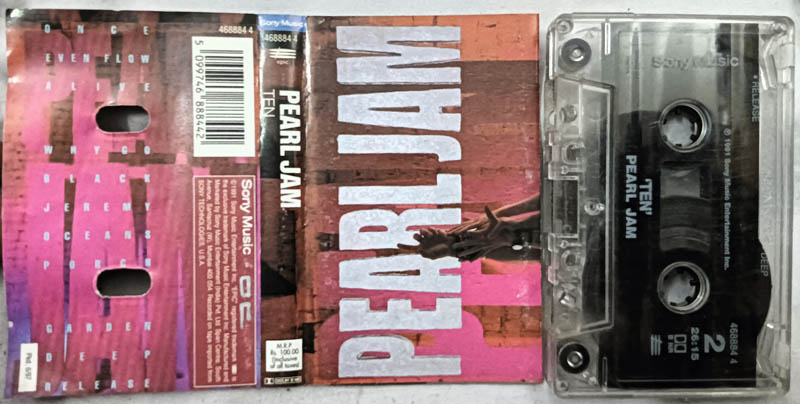 Pearl Jam Ten Audio cassette