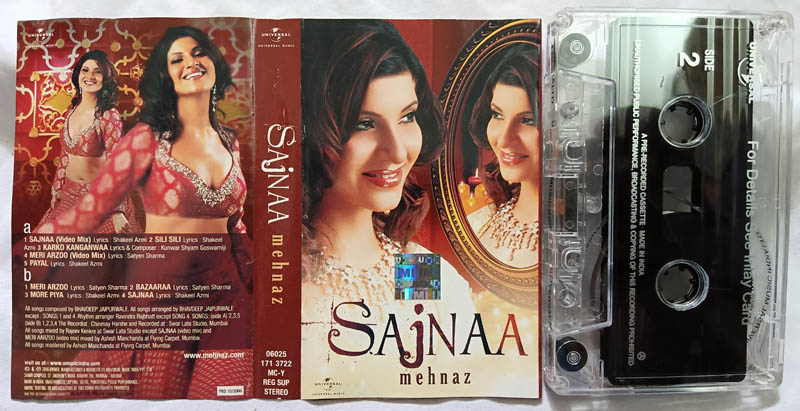 Sajnaa Menaz Hindi Audio cassette