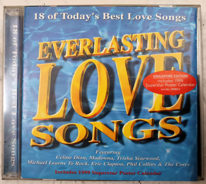 18 of Todays Best Love Songs Everlastng love songs Audio cd