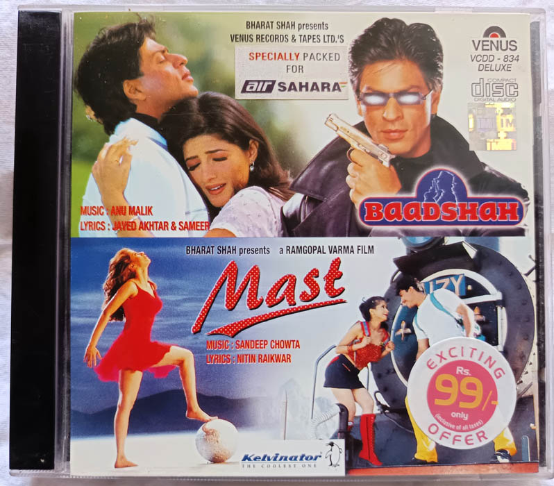 Baadshah - Mast - Dil Se Hindi Audio Cd