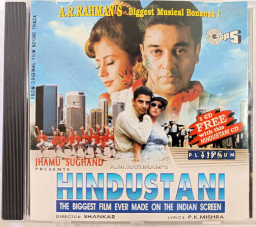 Hindustani Hindi Film Audio cd By A.R.Rahman